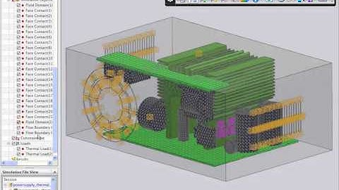 Analise termica e flow de equipamentos eletronicos - NX CAE