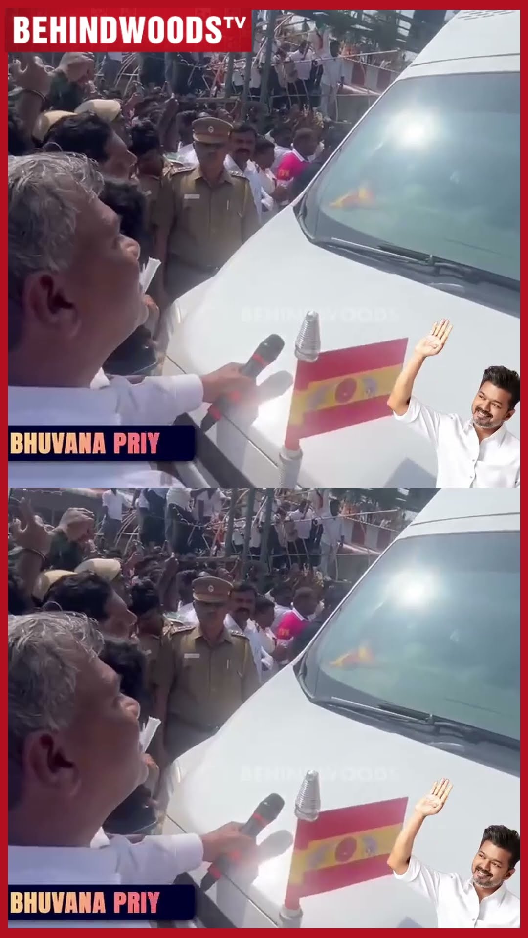 'Thalapathy பேச பேச Emotional ஆகி பார்த்த Bussy Anand..' ? Viral Video