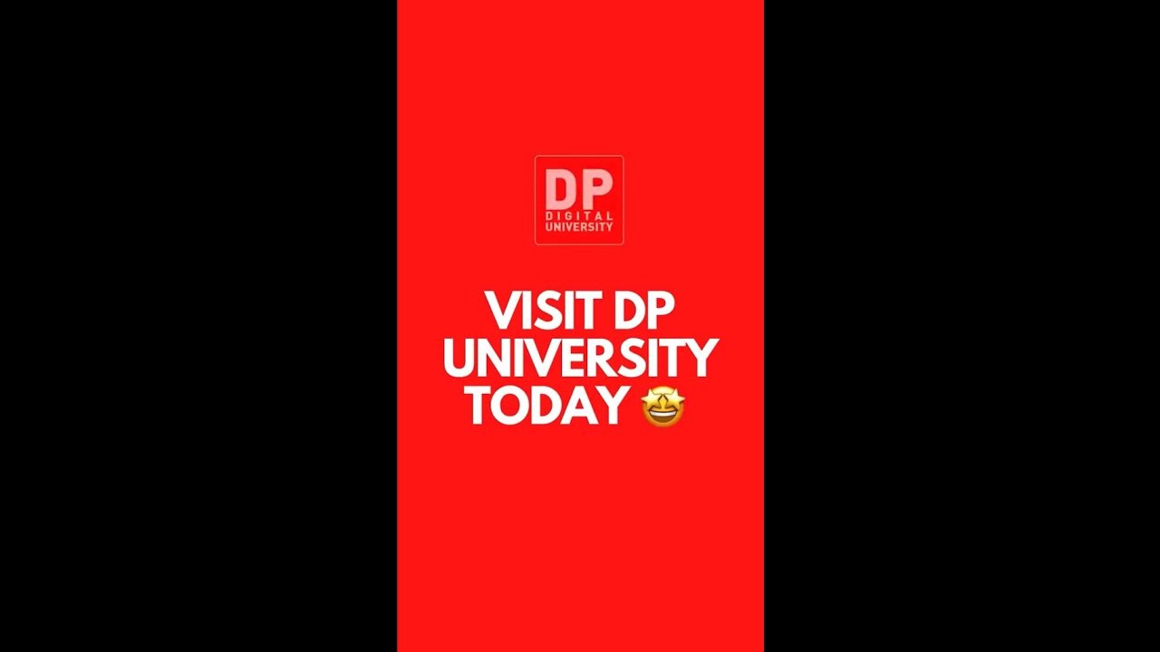 Access 5600+ courses FREE with DP University 😍 Learn with DP University 