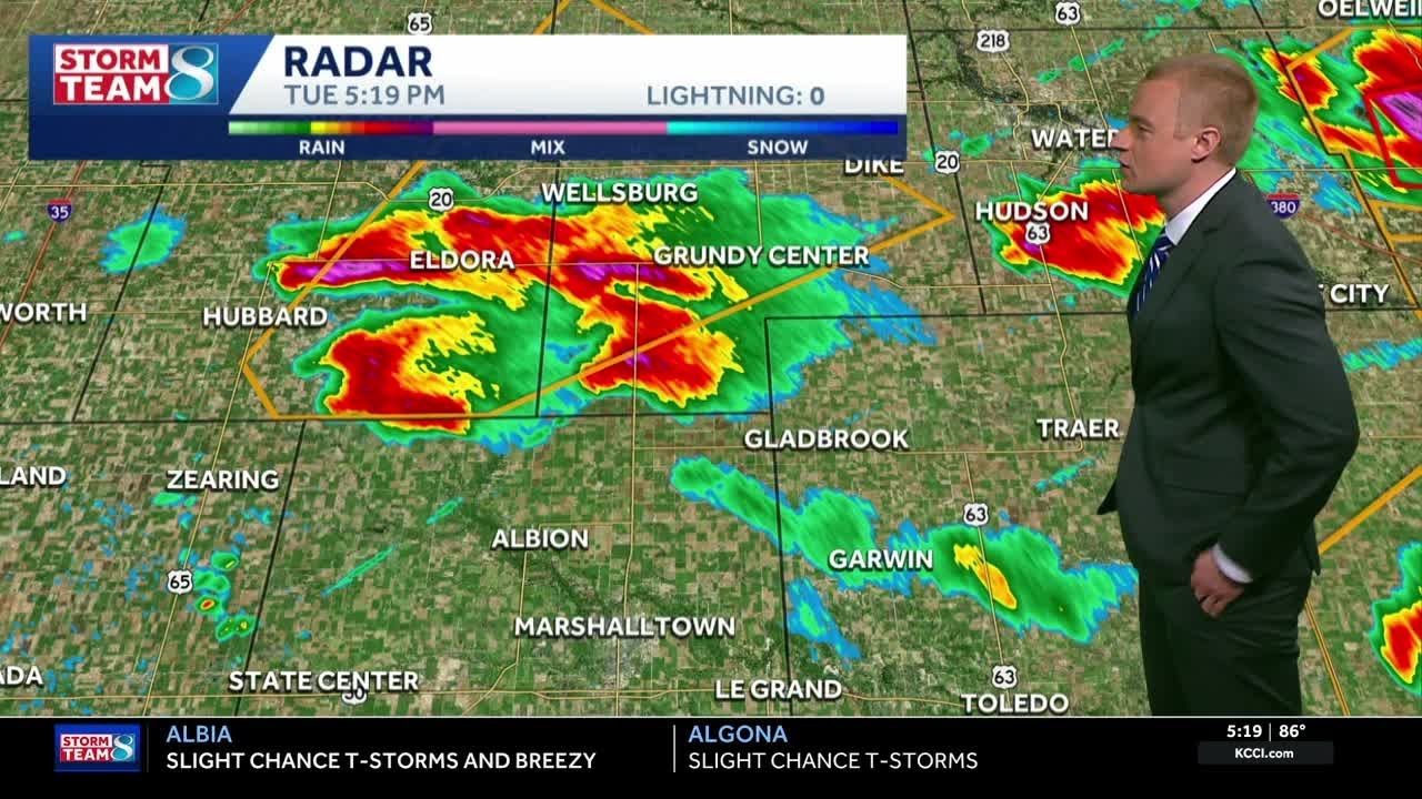 Iowa weather: Severe storms possible this afternoon and evening - YouTube