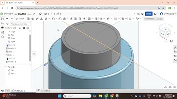 Bottle Making in Onshape #onshape #bottle