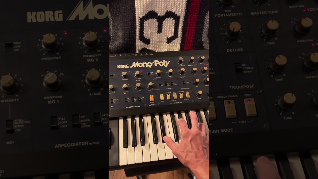 The ORIGINAL Korg Mono/Poly is still the best in tone!