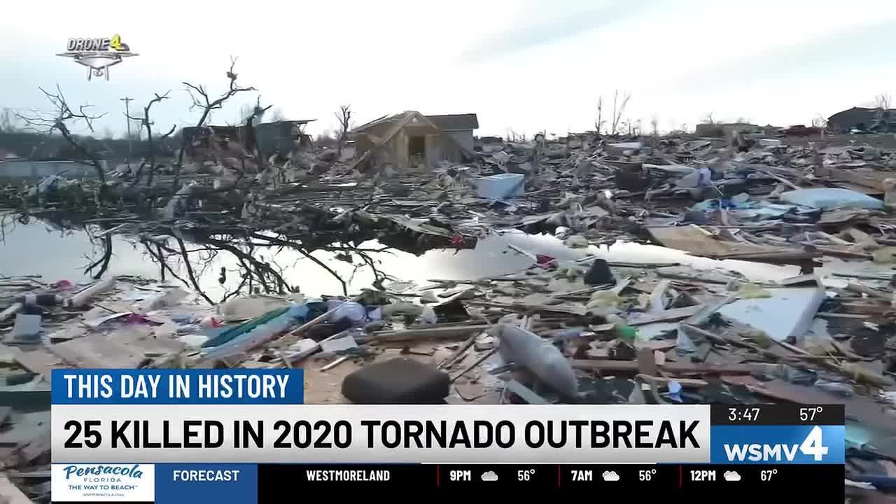 This Day in history: 25 killed in 2020 tornado outbreak - YouTube