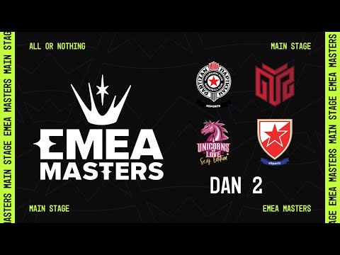 EMEA Masters - Partizan vs GTZ Esports | Crvena zvezda vs Unicorns of Love - 2024 Leto