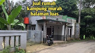 Jual rumah kampung murah halaman luas udara sejuk