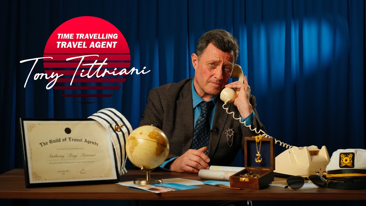 ⁣A Broadcast From The Past Courtesy of Time Travelling Travel Agent, Anthony ‘Tony’ Tittriani 🎙️