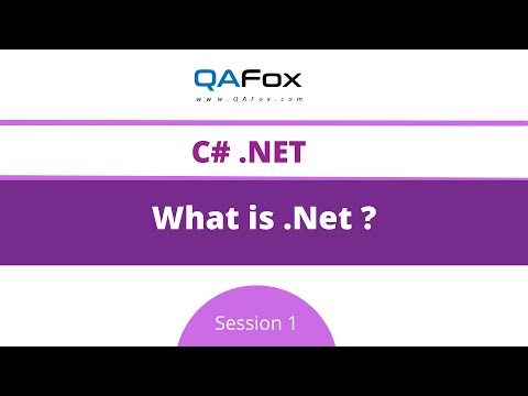What is .NET ? (C#.Net - Session 1)