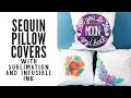 How to Do Sublimation on Sequins to Make Mermaid Pillows