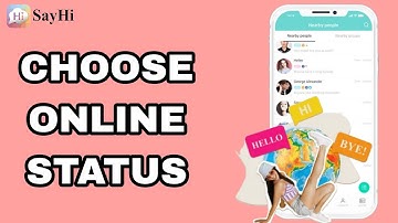 How To Choose Online Status On SayHi App