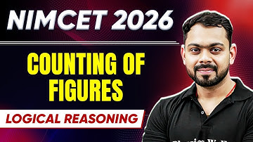 NIMCET 2026 Counting of figures | Logical Reasoning | NIMCET 2026 | PW NIMCET #pwnimcet #nimcet