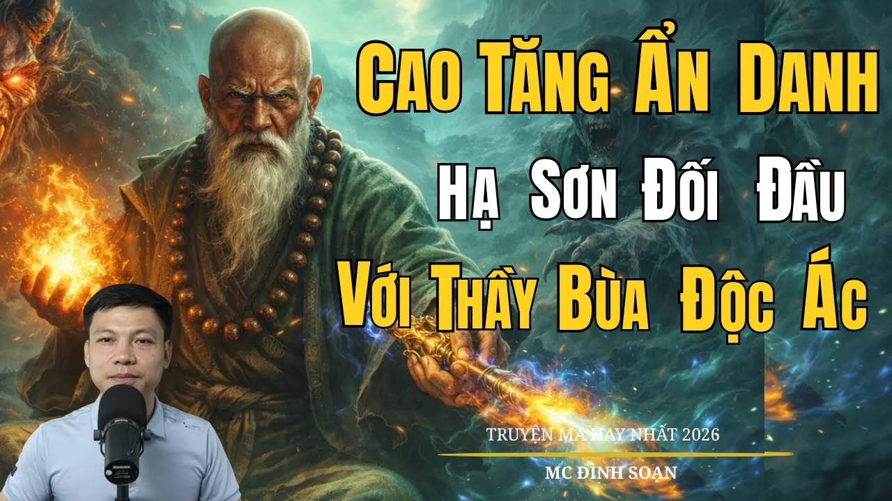 CAO TĂNG ẨN DANH ĐỐI ĐẦU VỚI THẦY BÙA ĐỘC ÁC | Truyện Ma Đình Soạn - Chuyện Ma Kinh Dị Hay Nhất