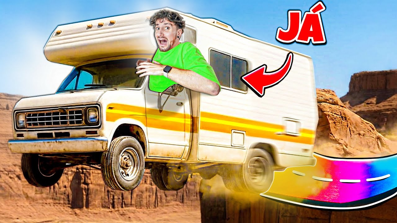 SKÁČU PŘES OBROVSKOU DÍRU...  na výletě s karavanem!🚙| RV There Yet? #3