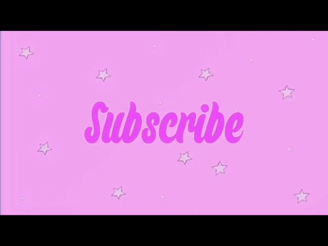 Pink Intro With Subscribe Button [TEMPLATE] 