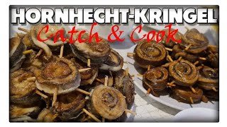 Hornhechte fangen und grätenfrei braten und räuchern! Hornhecht-Kringel Catch &amp; Cook!