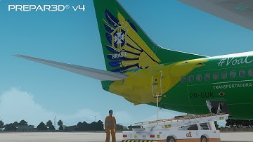 Prepar3D v4.5 | Rio de Janeiro to Iguazu Falls | SBGL-SBFI | PMDG 737-800NGX WL | P3D