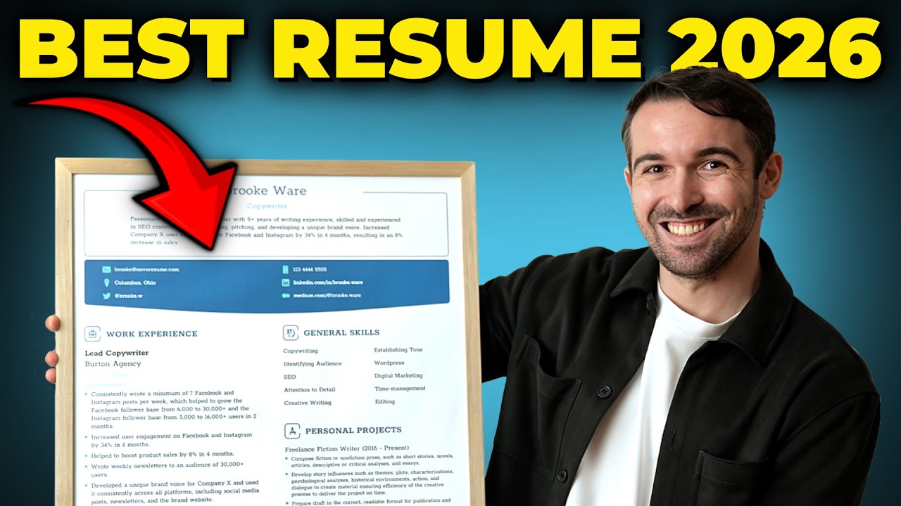 The Only Resume Format You Need to Get Hired in 2026