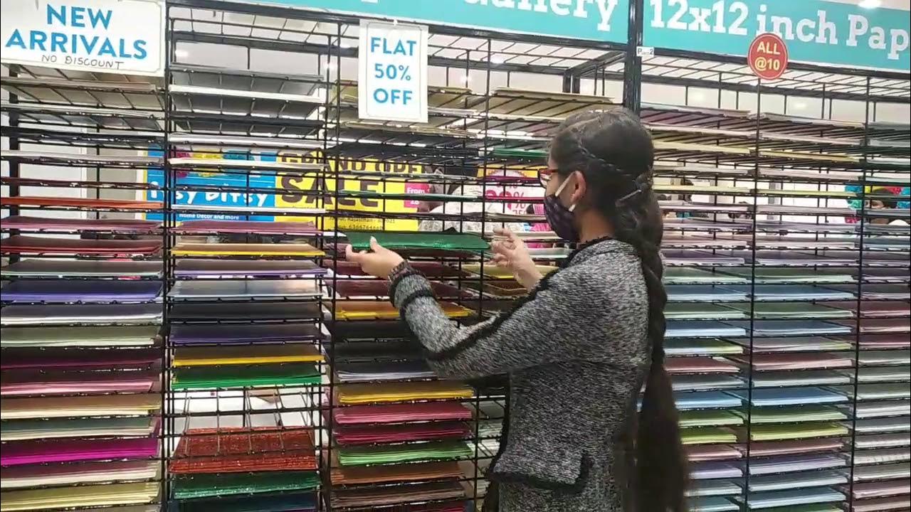 Huge Craft Store Tour Itsy Bitsy Jaipur Craft Haul From Itsy Bitsy