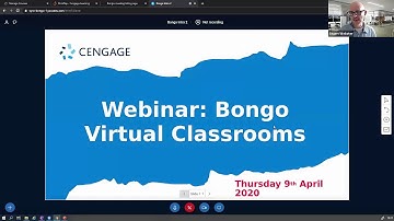 Webinar: Bongo Virtual Classrooms
