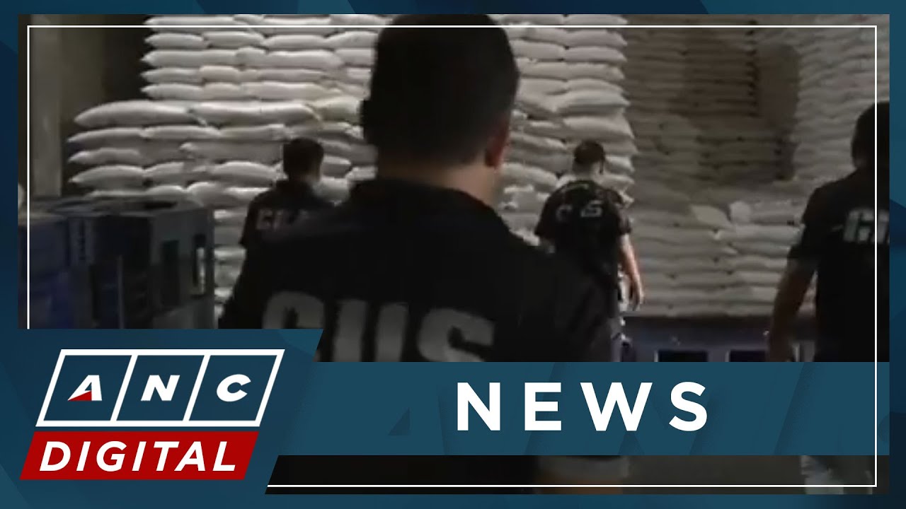 LOOK 7 000 Tons Of Smuggled Sugar Seized In Subic ANC YouTube