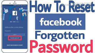 How to Reset Facebook password ? Facebook Password Bhul Gaye Hai To Ye Do Tarike Apnaye