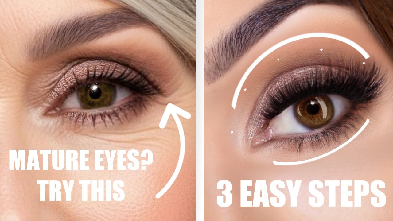 Макияж для зрелых глаз, который мгновенно подтягивает кожу зрелых глаз (даже если вы еще не дости...