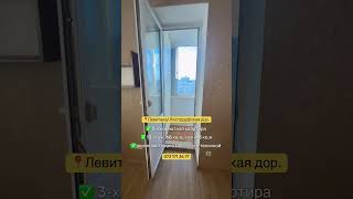 3-комнатная квартира с мебелью на Левитана, кирпичный дом, средний этаж
