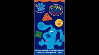 Closing To Blues Clues Shapes And Colors 2003 Vhs Last Video Of 2020
