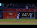 Santiago Espinal Makes RIDICULOUS Over The Shoulder Barehanded Catch | Blue Jay vs. Royals (7/30/21)