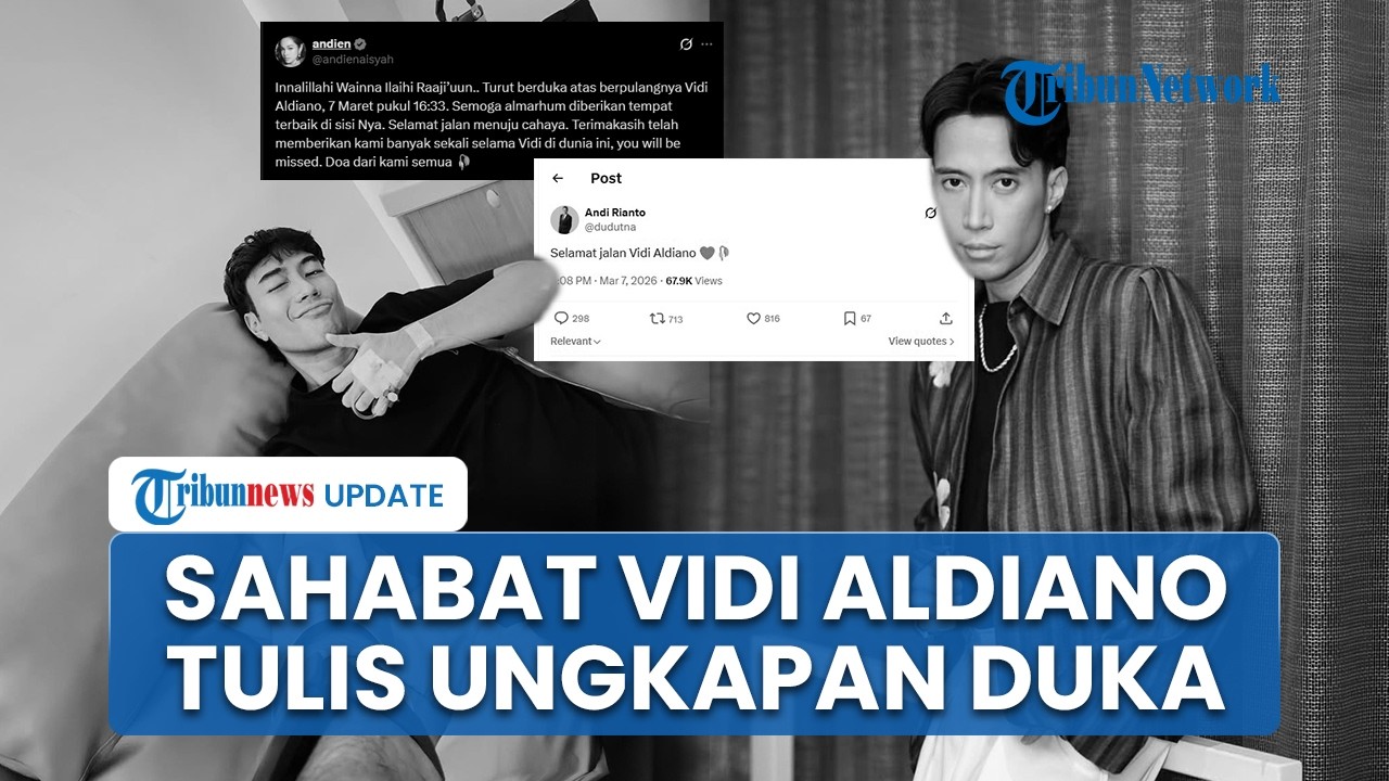 Vidi Aldiano Meninggal Dunia, Melly Goeslaw hingga Wapres Gibran Sampaikan Duka Cita Mendalam
