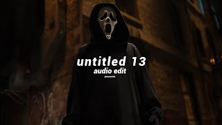 Untitled 13 | audio edit Resimi