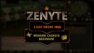 Famous Zenyte -  Loot from 1000 beginner clue scrolls Profile