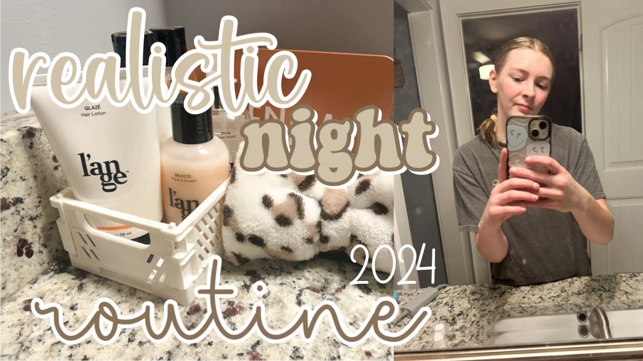 realistic night routine - YouTube