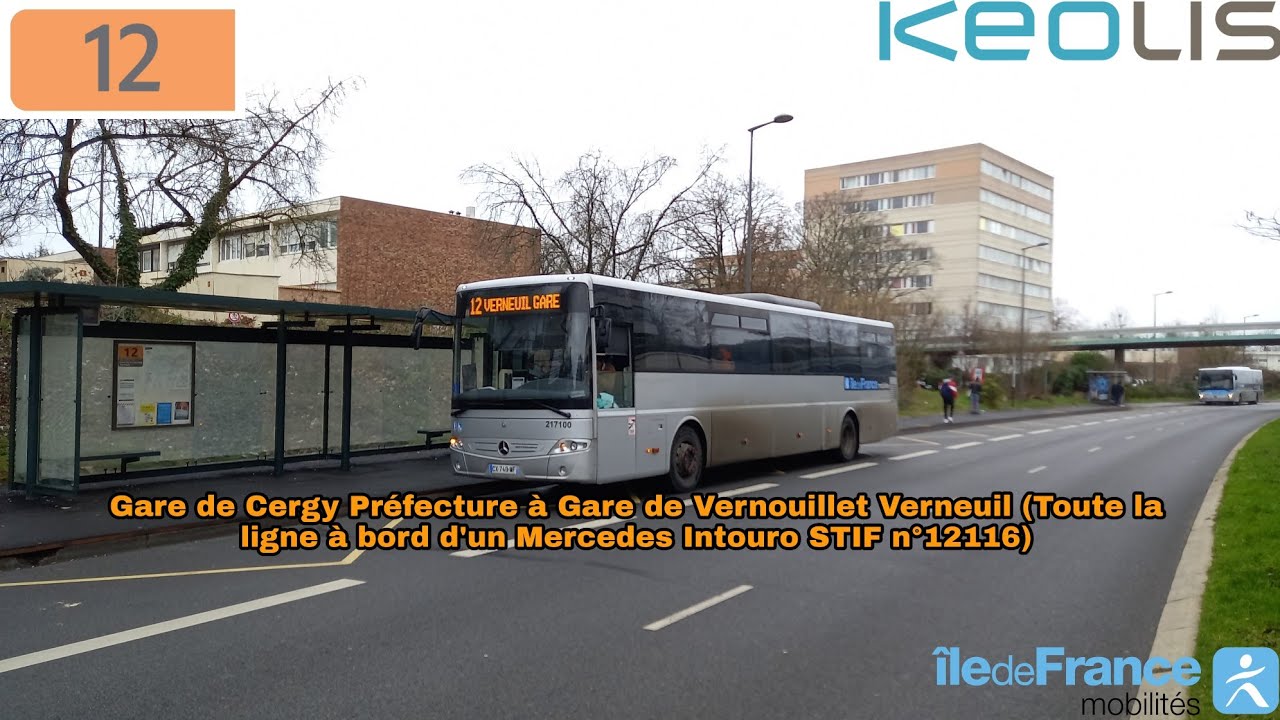 [Ligne 12 KEOLIS Seine Oise Est] Intouro STIF n°12116 - Cergy Préfecture à Vernouillet Verneuil