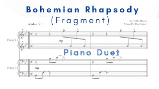 "Bohemian Rhapsody" (Fragment) by Queen | Piano Solo Demo | Sheet Music Available