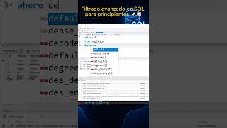El Truco SQL para Filtrar Datos como un Profesional