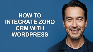 How to Integrate Zoho CRM with Wordpress - KevinHowTo
