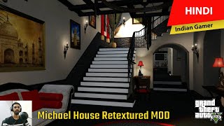 GTA 5 - How to Install Michael House Retextured MOD | Michael House Renovation |  Hindi | Easy