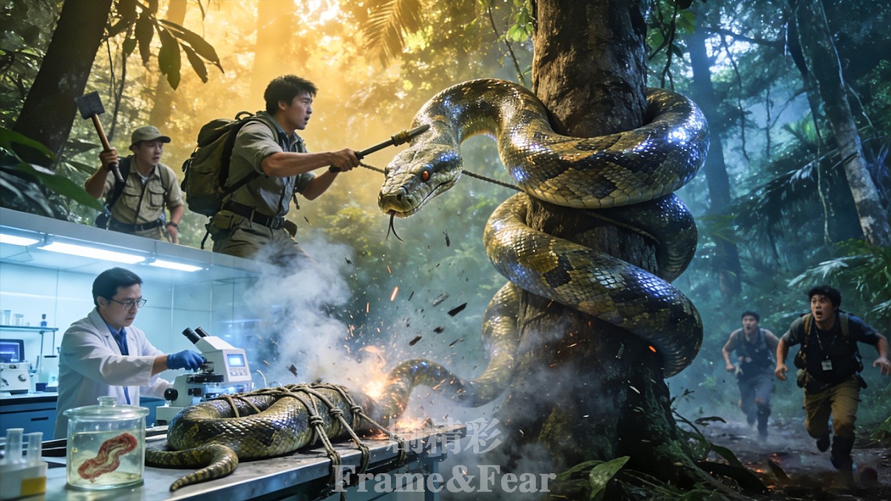 Экспедиция поймала доисторического гигантского питона, что привело к катастрофе.