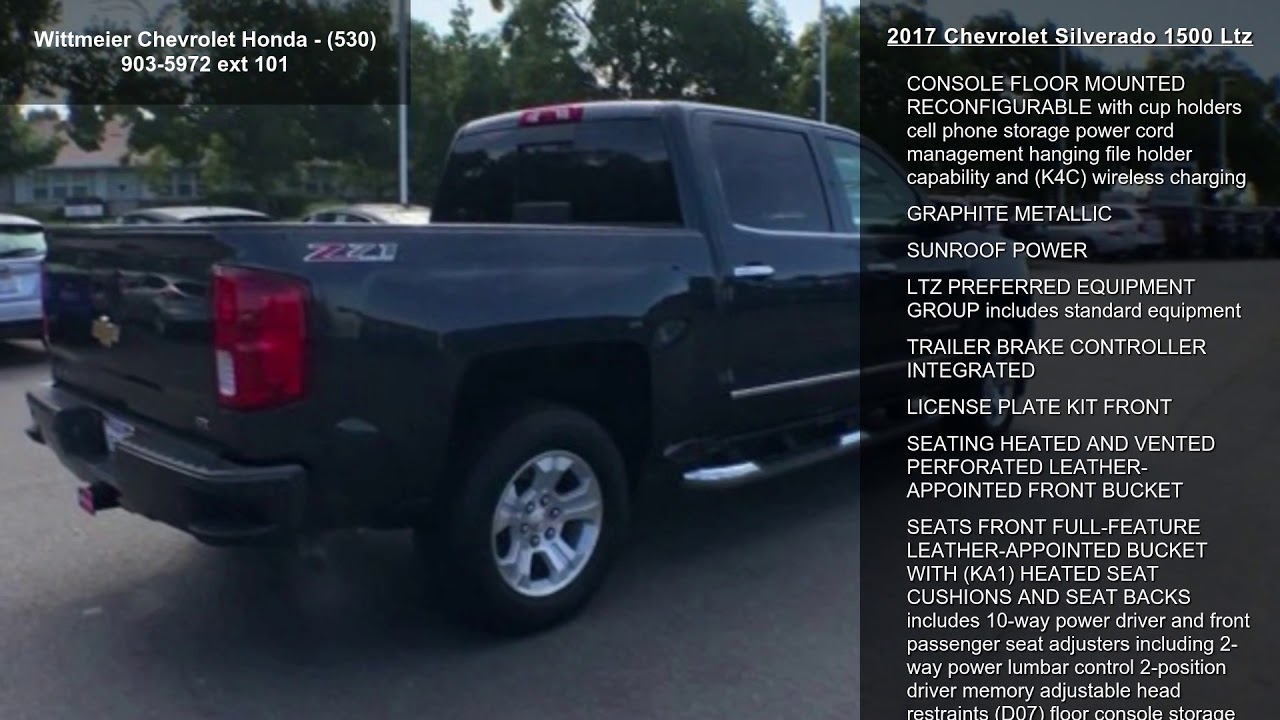 2017 Chevrolet Silverado 1500 Ltz Youtube