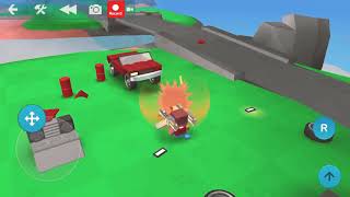 Aee bee cees realistic bullet behavior | Destruction test | Blocksworld