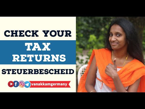 CHECK your TAX RETURN AMOUNT - STEUERBESCHEID - TAX ASSESSMENT LETTER - ENGLISH - GERMAN TAX SERIES