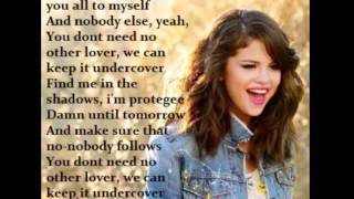 Selena gomez - undercover karaoke video ...