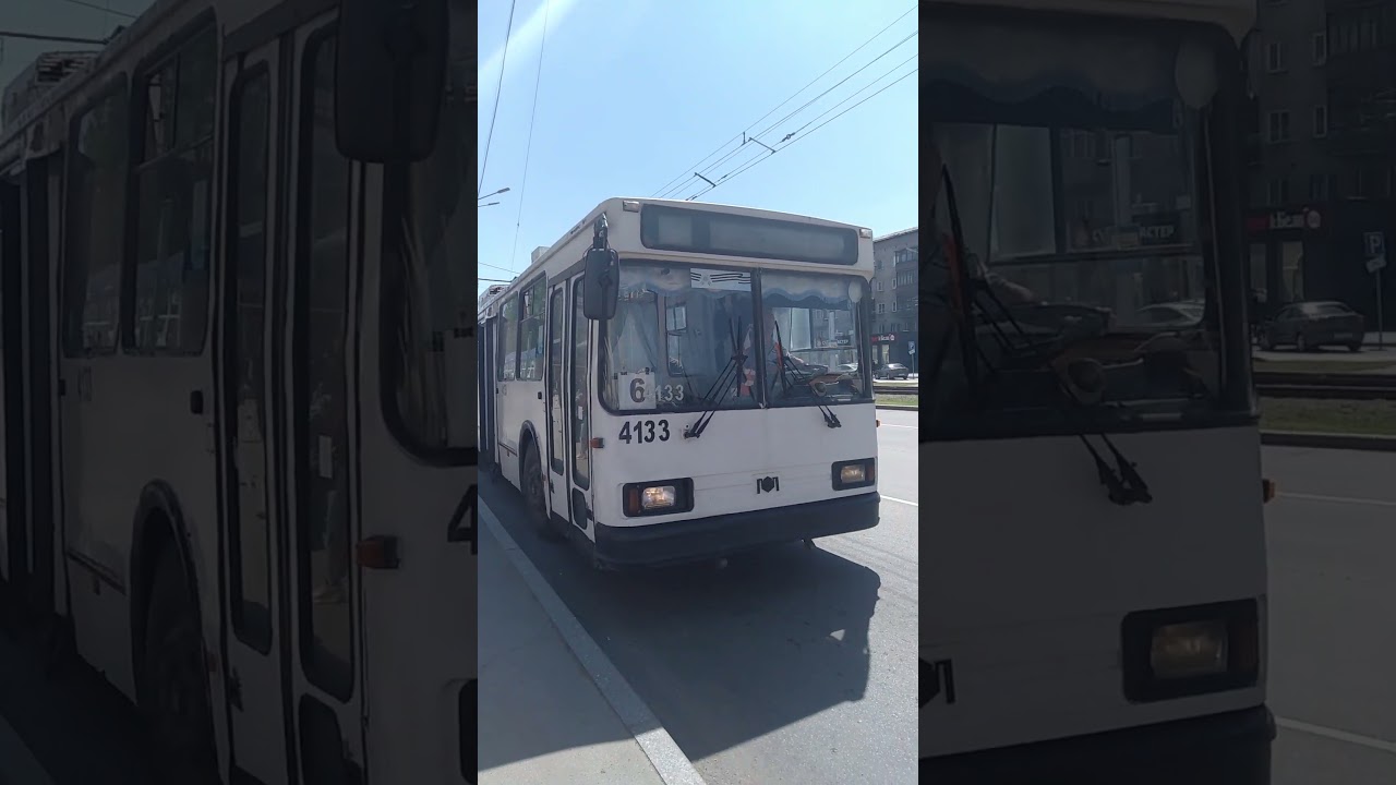 Троллейбус 🚎 БКМ-20101 квр БТРМ-4132. 6 маршрут.