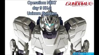 Ps3 Game Gundam Battle Operation NEXT day 9 RX 0 Unicorn Gundam