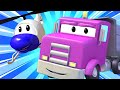 Авто Патруль -  Происшествие на железной дороге - Автомобильный Город  🚓 🚒 детский мультфильм