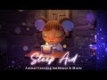 【あつ森BGM】 雷雨の日のオフィス⛈️睡眠のためのピアノ音楽｜sleep aid / 睡眠用BGM１０時間 💻 [ 雷＆雨の音/本をめくる音 ]🎧