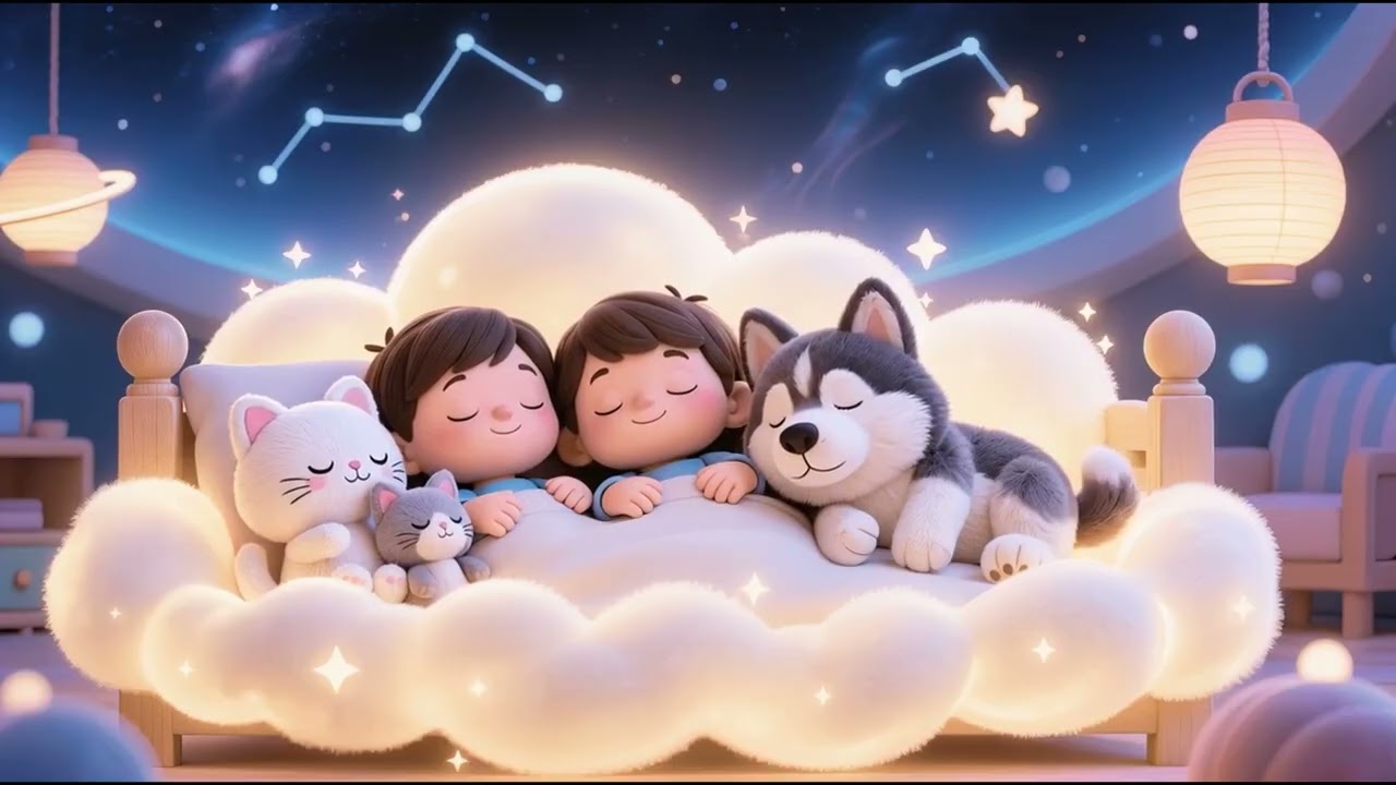 Baby Starry Dream Melodies 🌙💤 Cozy Animal Bedtime Calm (3 Hours)