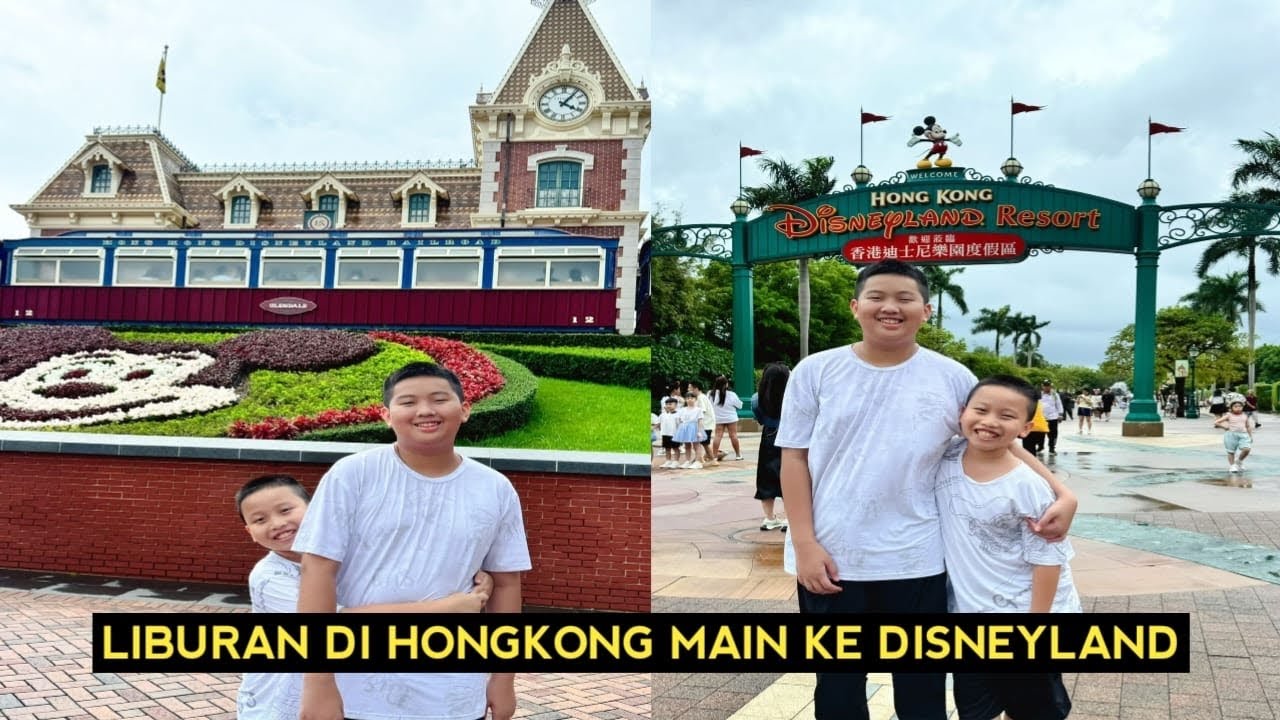 LIBURAN KE HONGKONG AJAK ANAK MAIN KE DISNEYLAND SERU BANGET