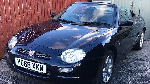 2001 MGF 1.8 Virtual Tour and Startup