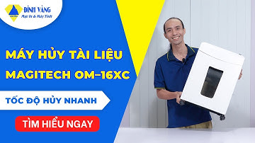 Máy Hủy Giấy Magitech OM–16XC - Máy Hủy 16 Tờ/Lần Bền Bỉ, Ổn Định, Giá Tốt